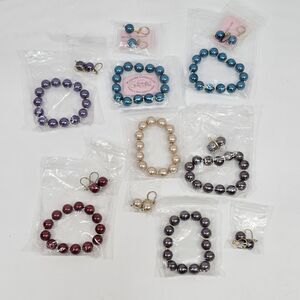 Garold C. Miller Friends Collection Bead Bracelet & Earring Lot of 7 Sets New